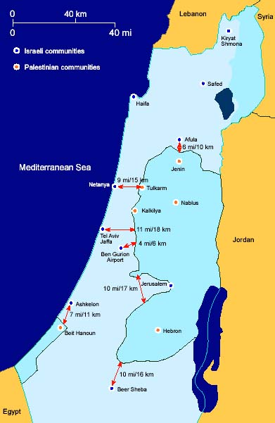 方舆- 万国区划 - 以色列&朱迪亚-撒马利亚&加沙