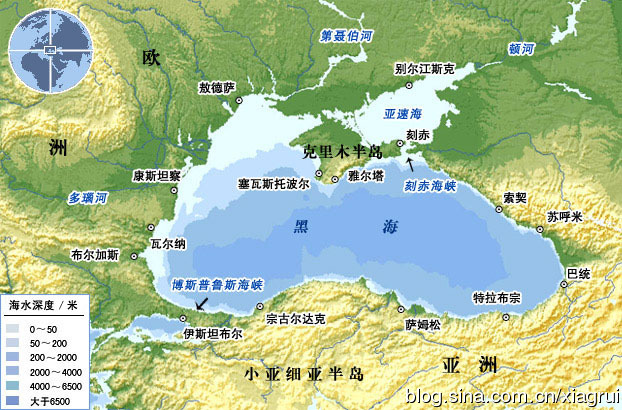 刻赤海峡位置图