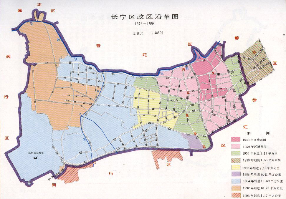 方舆- 东部 - 上海市各区县行政区划沿革图 - powered图片