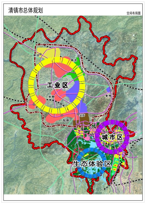 贵阳和昆明与重庆都市区规划等比例对照