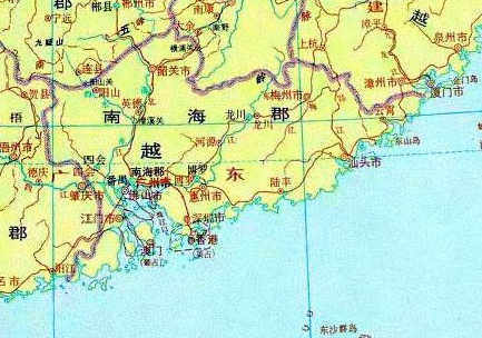 方舆- 历史政区 - 秦代南海郡在战国晚期是名义上的吗图片