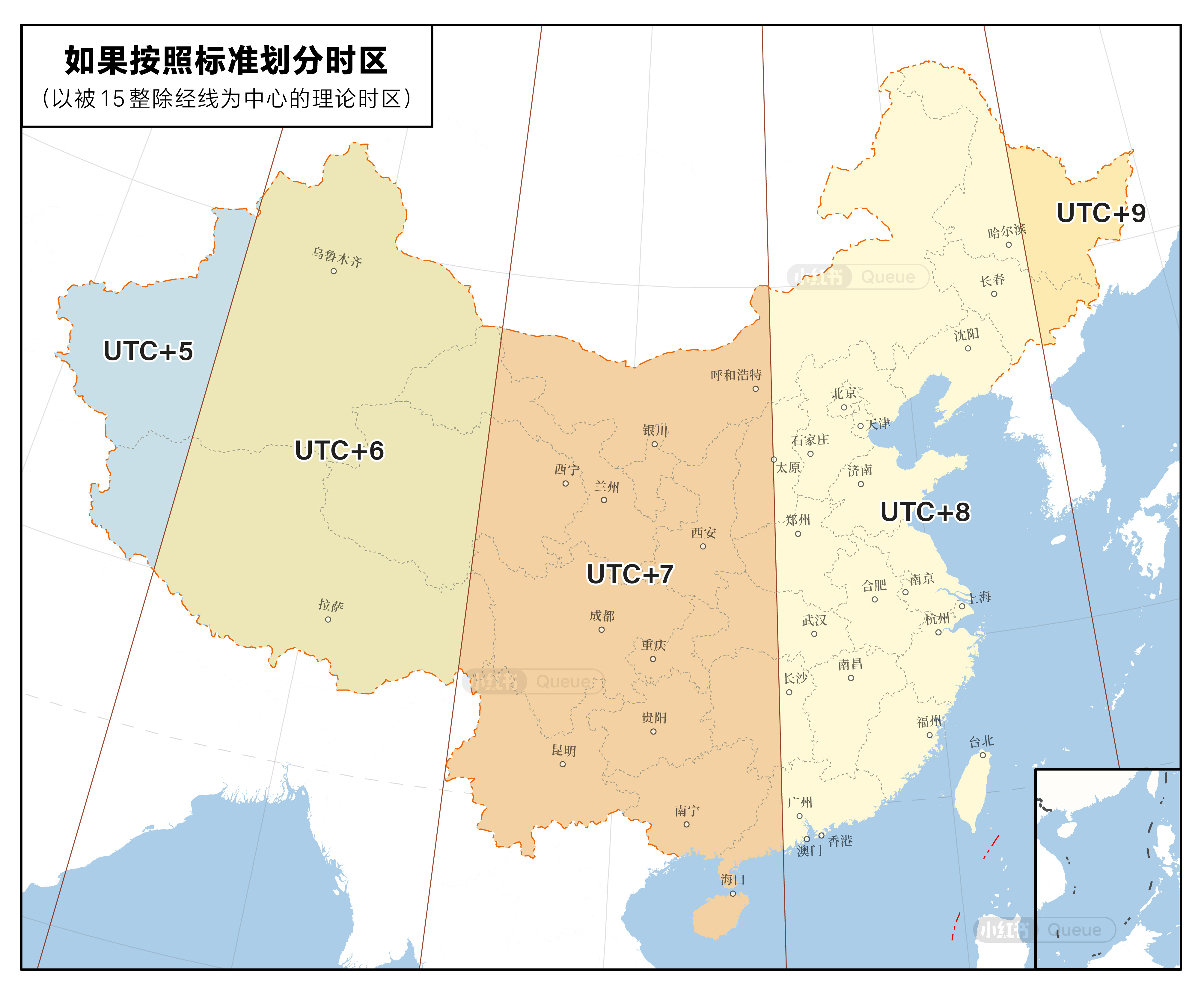 方舆- 经济地理- 中国理论存在的五大时区- Powered by phpwind